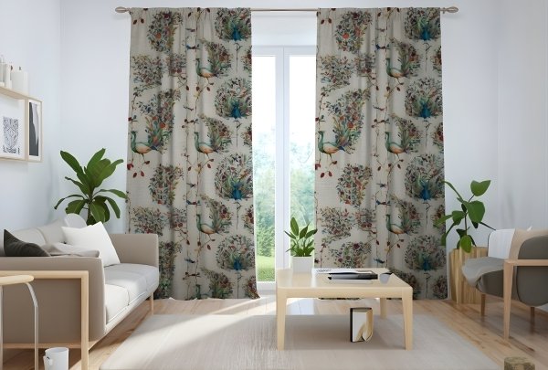 Premium curtains by D’ Art Effects for luxury interior design, crafted to enhance modern home décor with elegant fabrics and flawless finish.