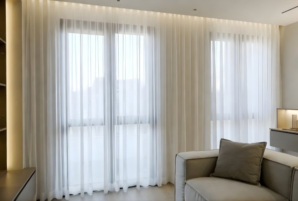 Premium curtains by D’ Art Effects for luxury interior design, crafted to enhance modern home décor with elegant fabrics and flawless finish.