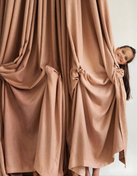 Premium curtains by D’ Art Effects for luxury interior design, crafted to enhance modern home décor with elegant fabrics and flawless finish.